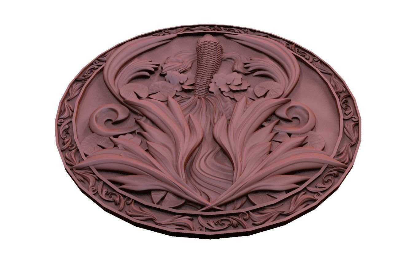 Fish CNC  3D print model_4