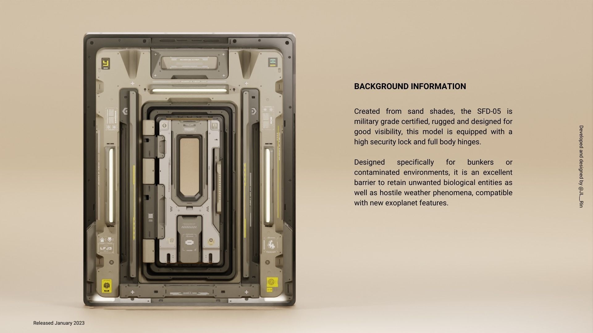 Sci-Fi Doors Vol II 3D model_1
