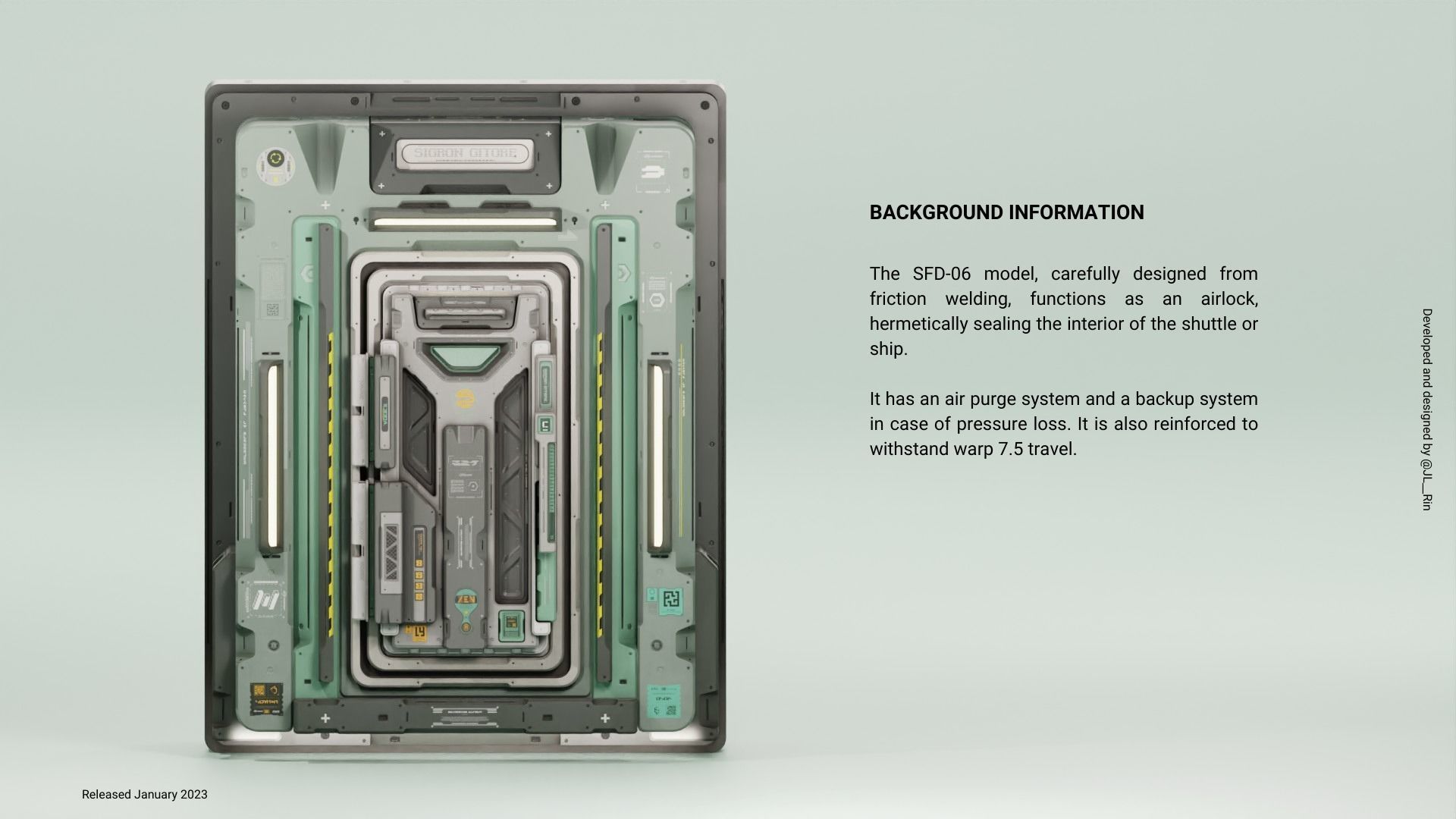 Sci-Fi Doors Vol II 3D model_3