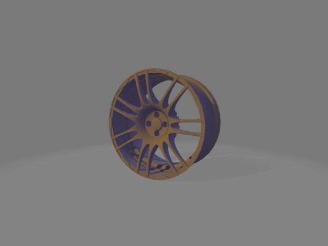 Car Rims 3D print model_4