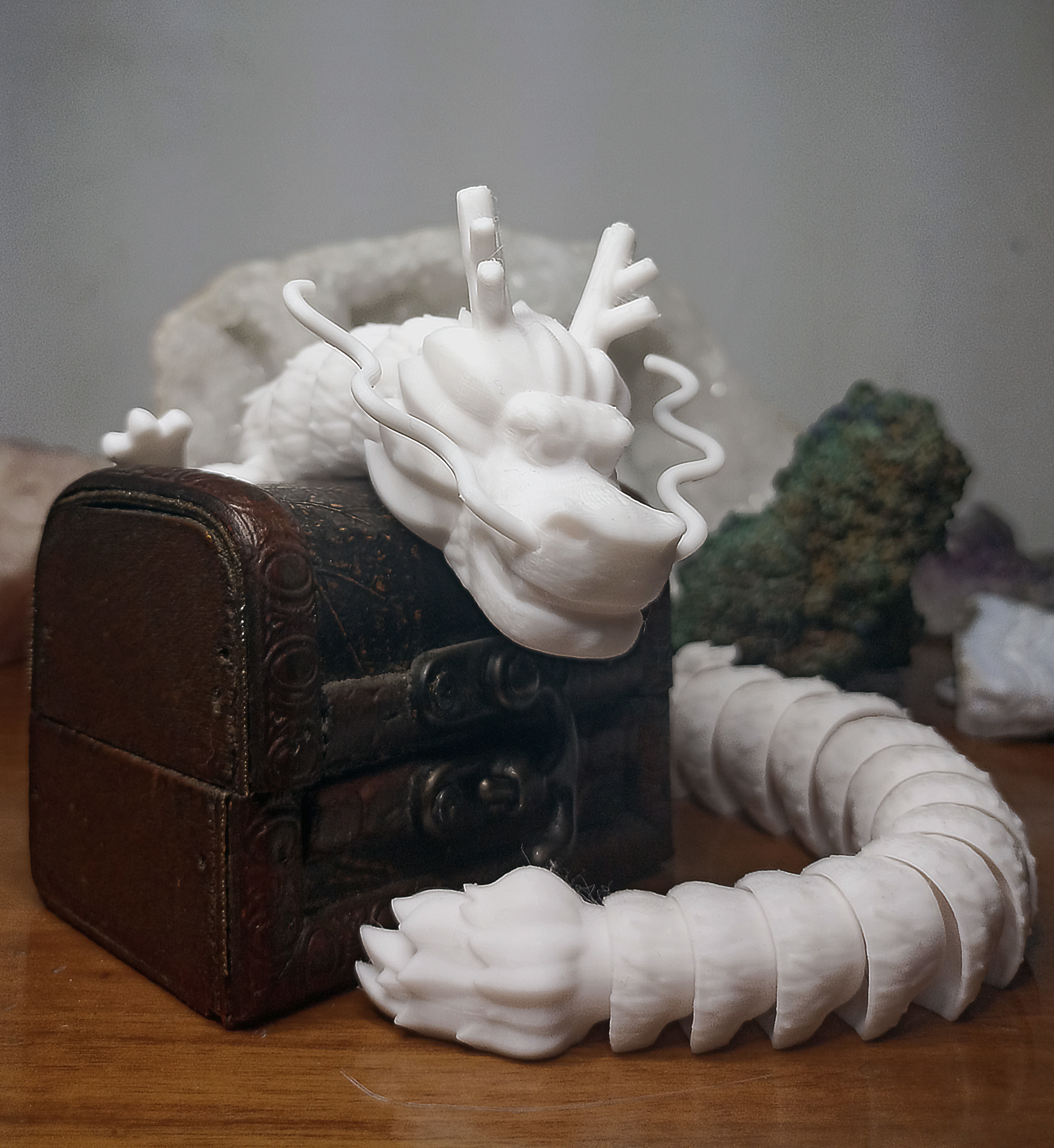 Articulated Fantasy Dragon 3D print model_4