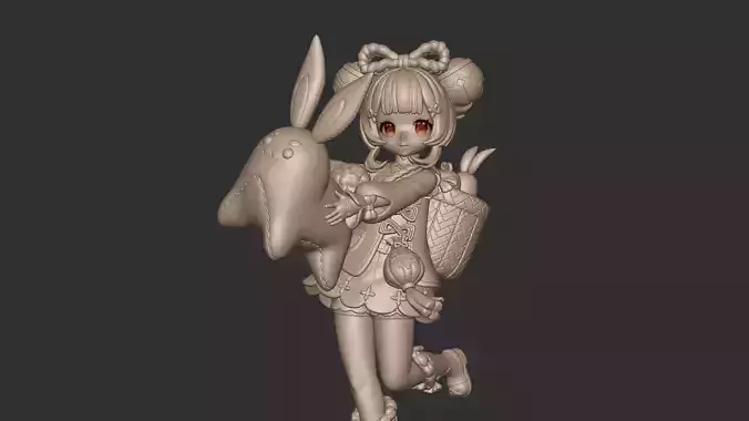 Genshin Impact Yao Yao 3d printable model