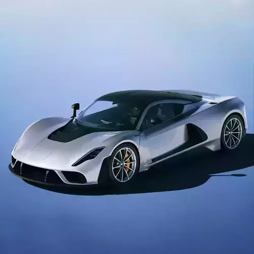 Hennessey Venom F5 2021 3D model