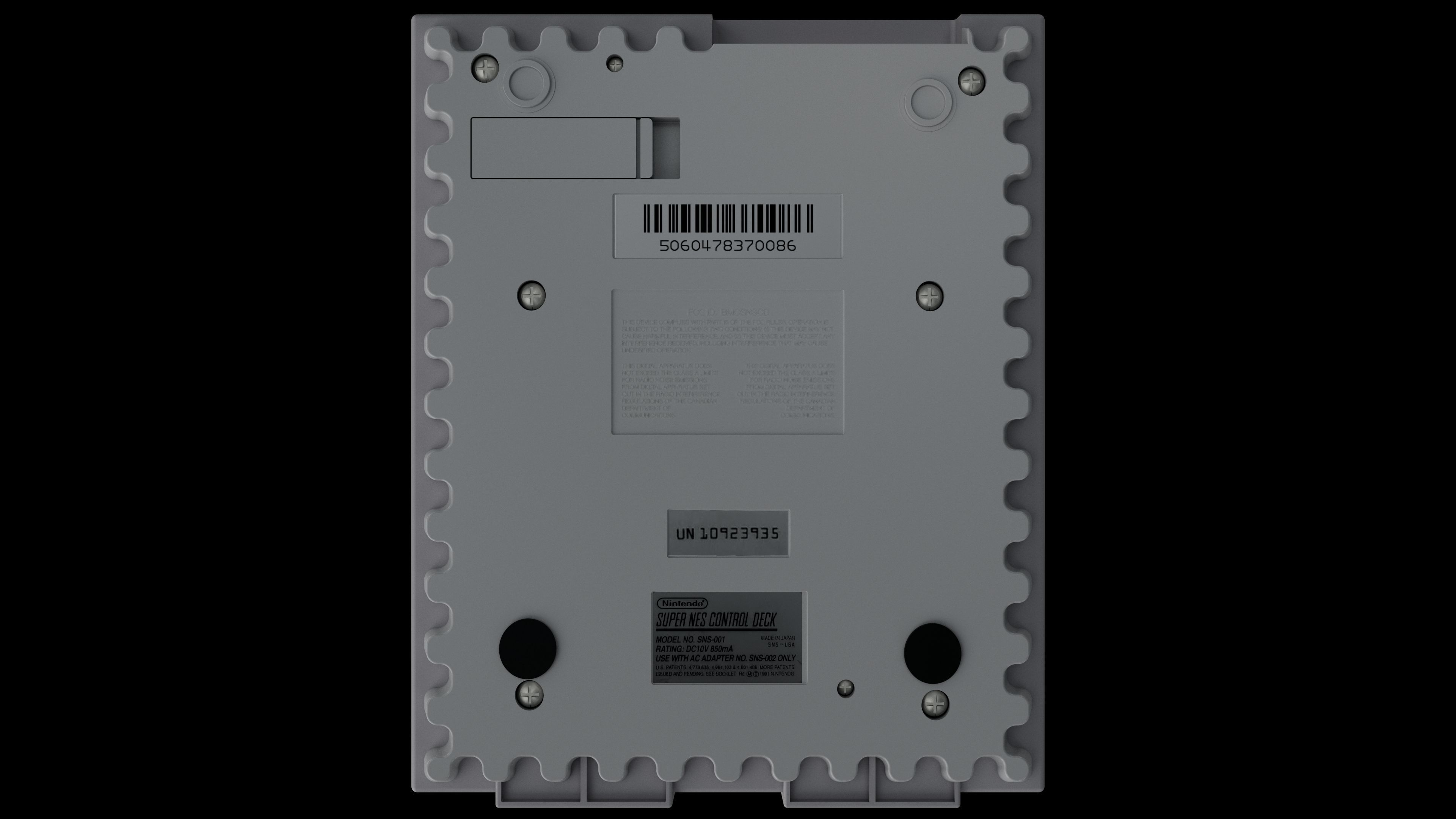 Super Nintendo 3D model_4