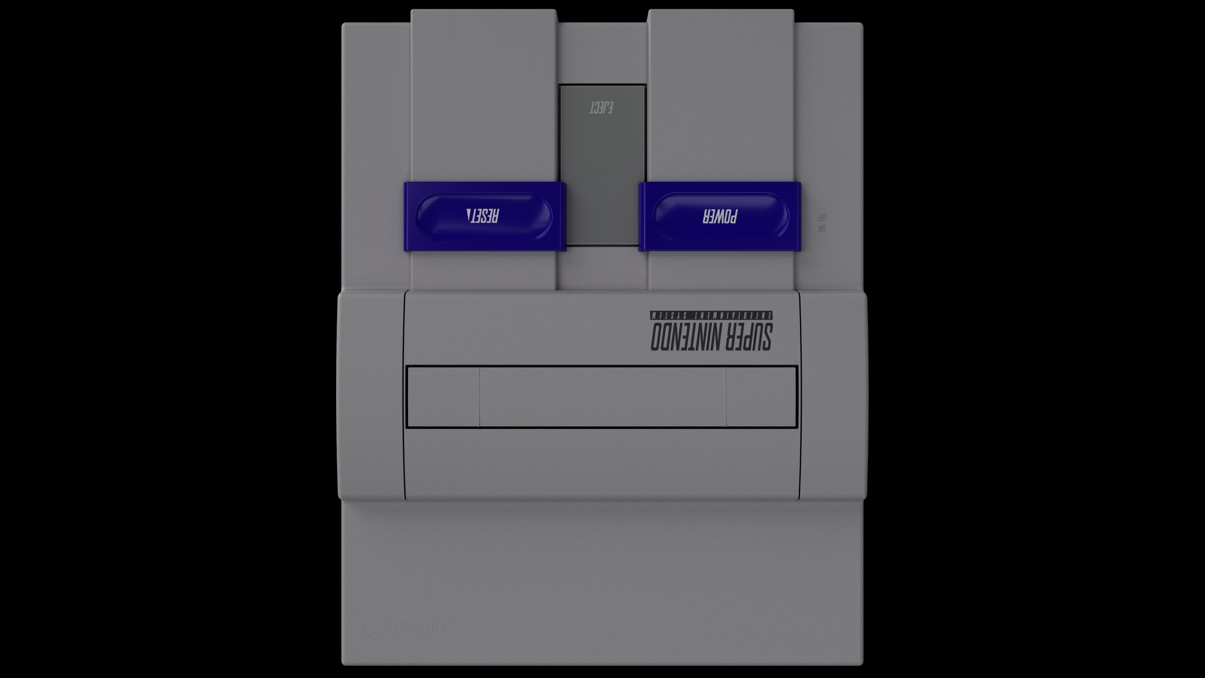 Super Nintendo 3D model_3