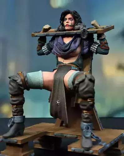 yennefer the witcher 3D print model