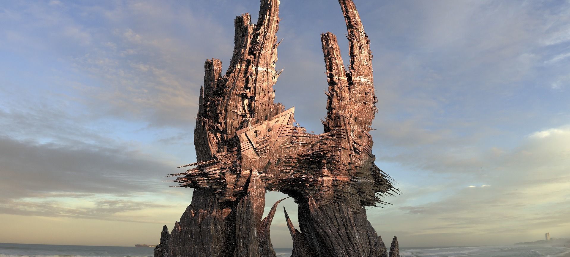 Alien Deity Monolith Shard 1 3D model_1