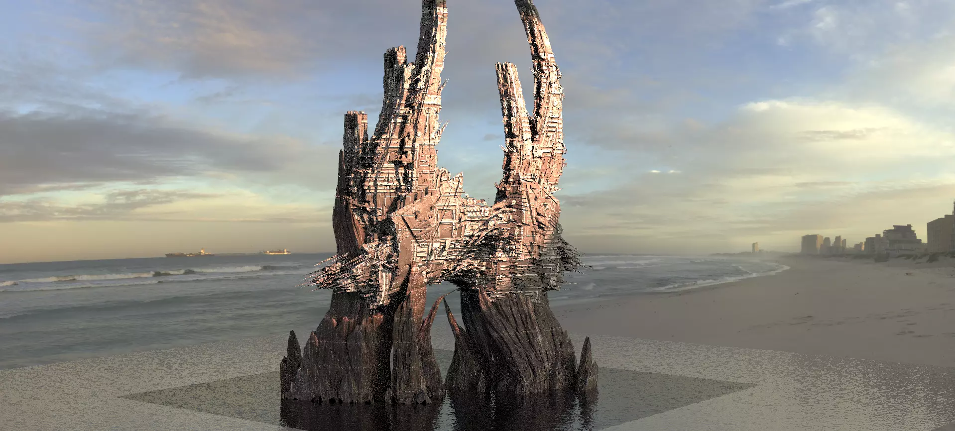 Alien Monolith Shard 3 3D model_0
