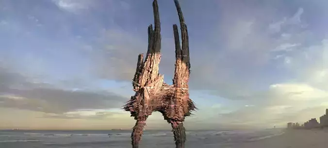 Alien Monolith Shard Colossal arch 3 