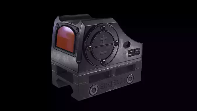 Shield SIS and Textures Free low-poly 3D model