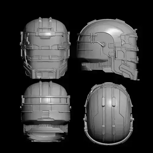 DEAD SPACE HELMET REMAKE FOR COSPLAY