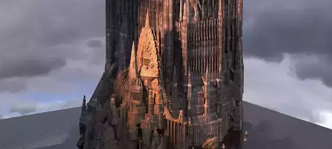 Conan Kings Barbarian Tower 3D model