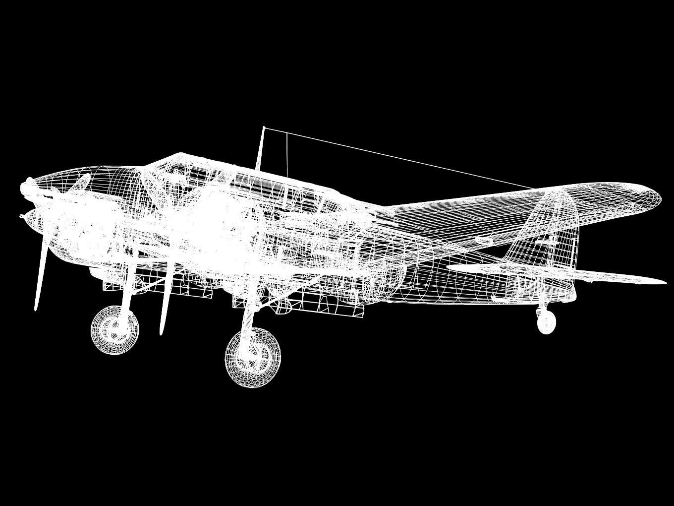 Kawasaki Ki-45 Kai Toryu 3D model_15
