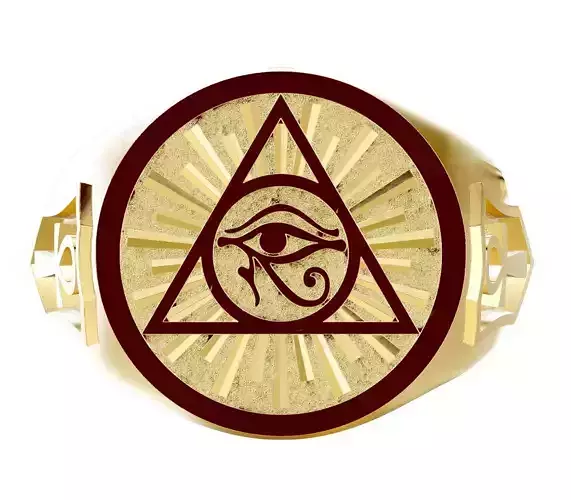 SIGNET RING EYE OF HORUS