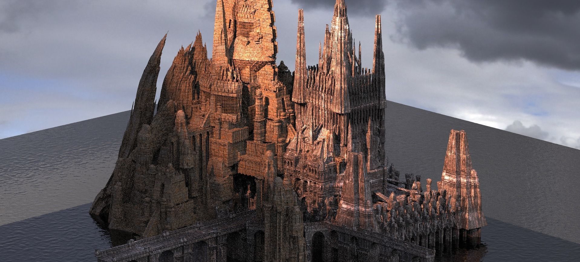 Conan Kings Barbarian Tower 3  3D model_1