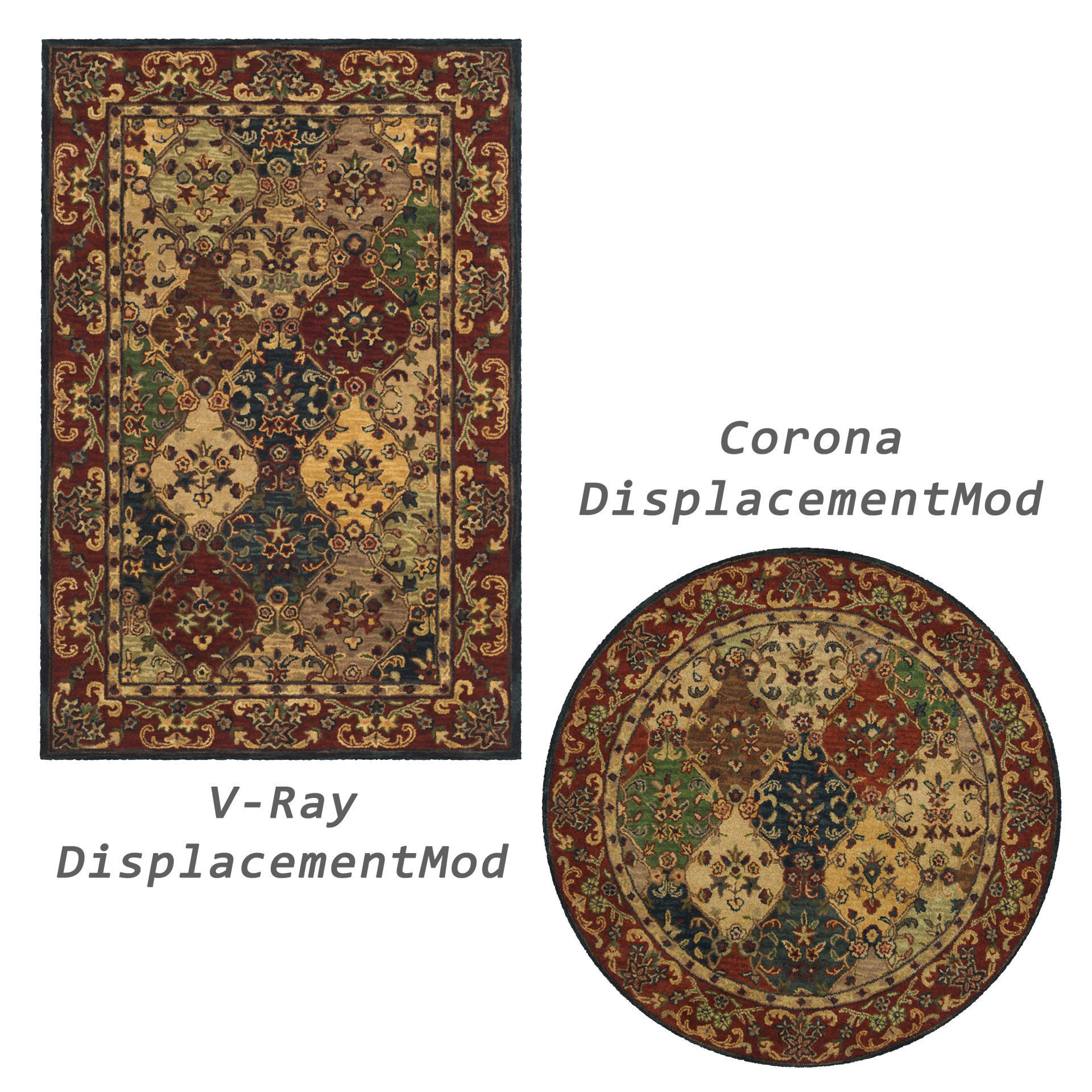 Rugs No 821 Low-poly 3D model_2
