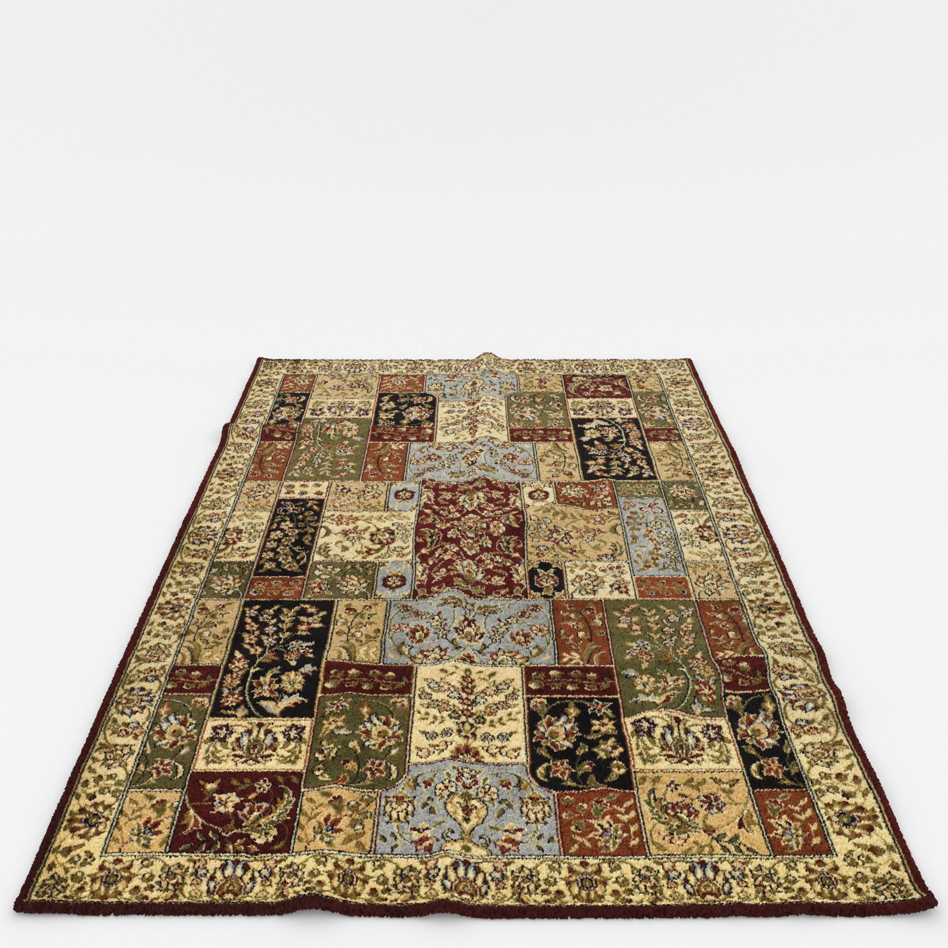 Rugs No 821 Low-poly 3D model_9