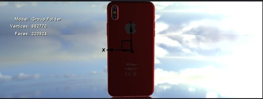 iphone camera lens 3D model_3