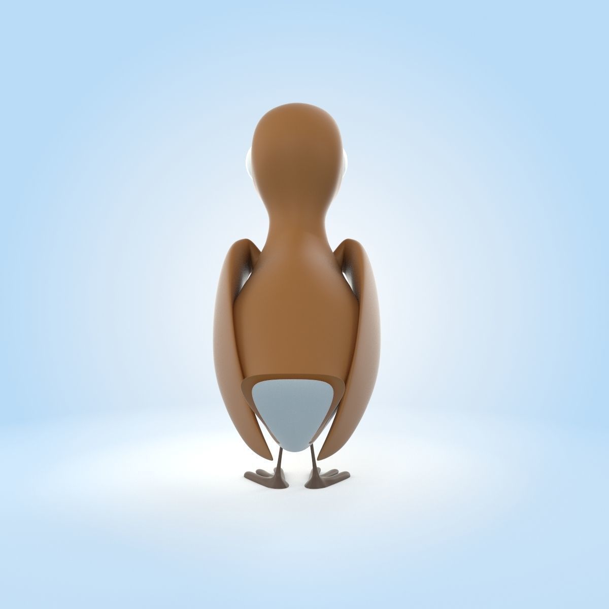 Robin Bird 3D model_2