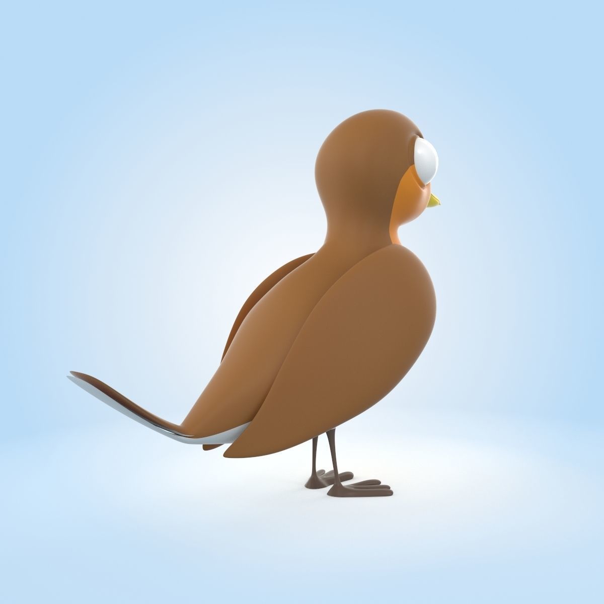 Robin Bird 3D model_1