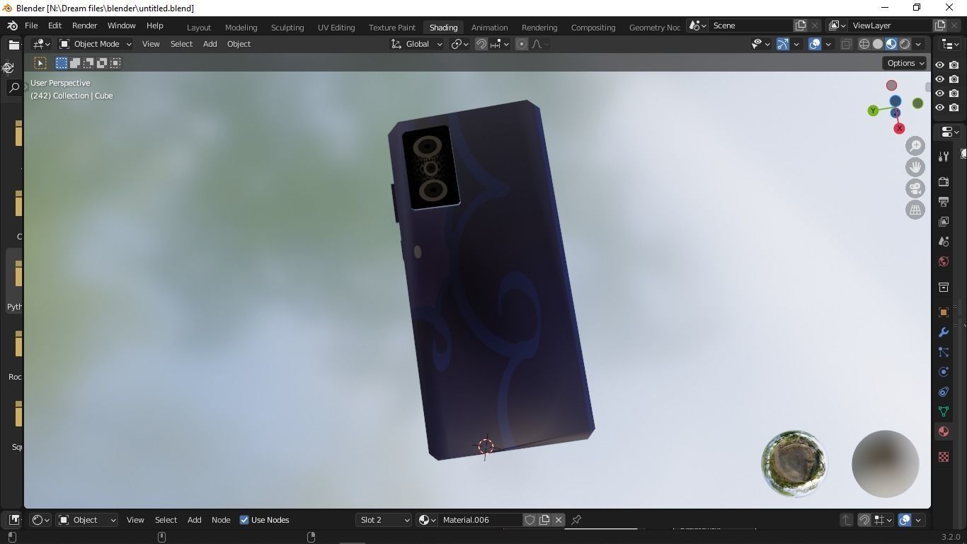 moblie 3d model phone Free 3D model_17
