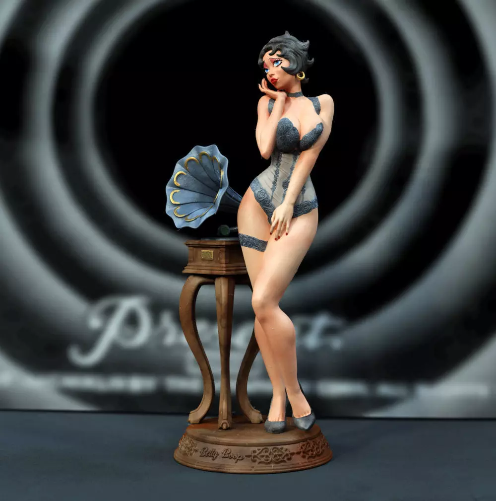 Betty Boop 3D print model_0