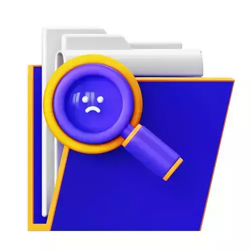 File Not Found 3D Icon