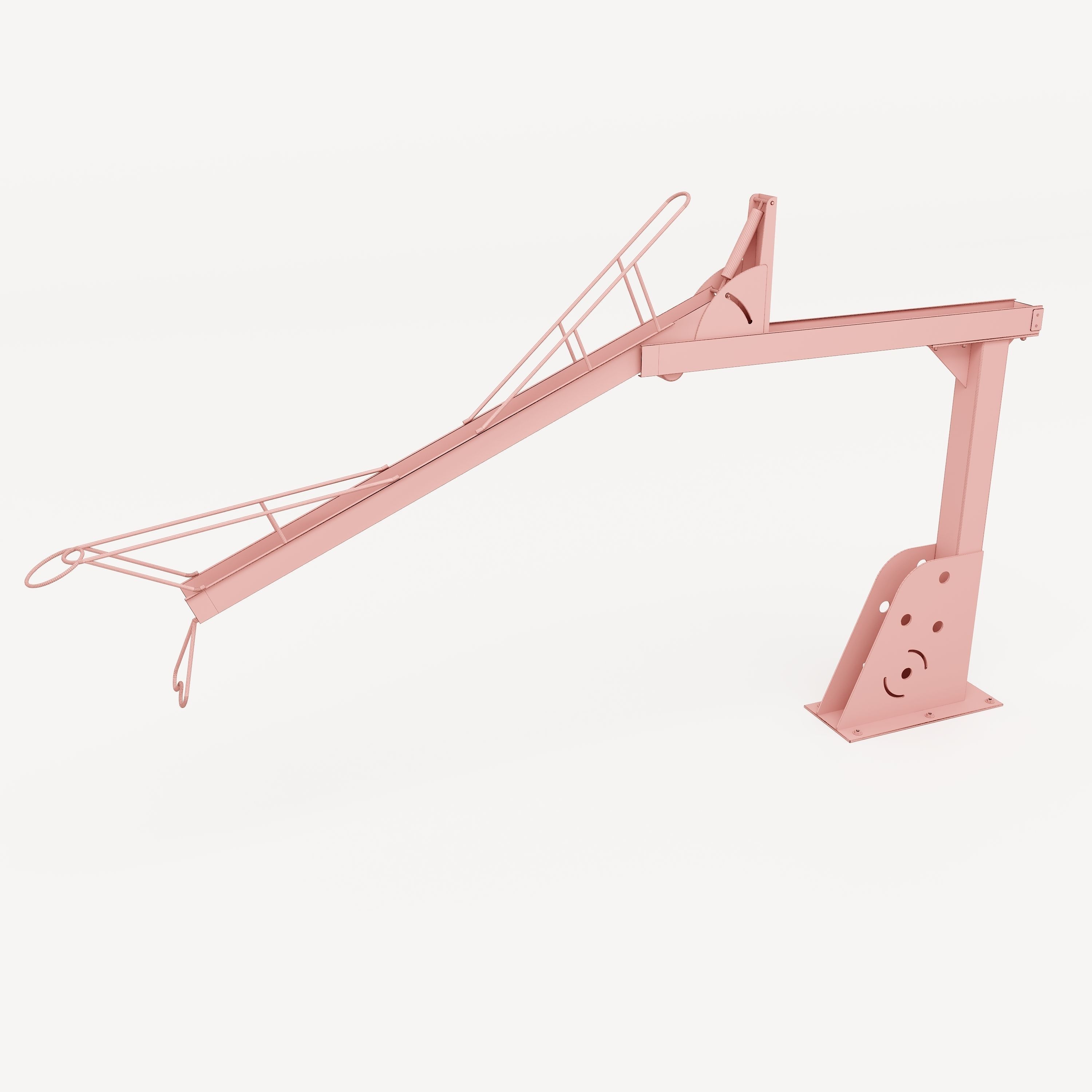 2 Layer Bicycle Rack 3D model_3