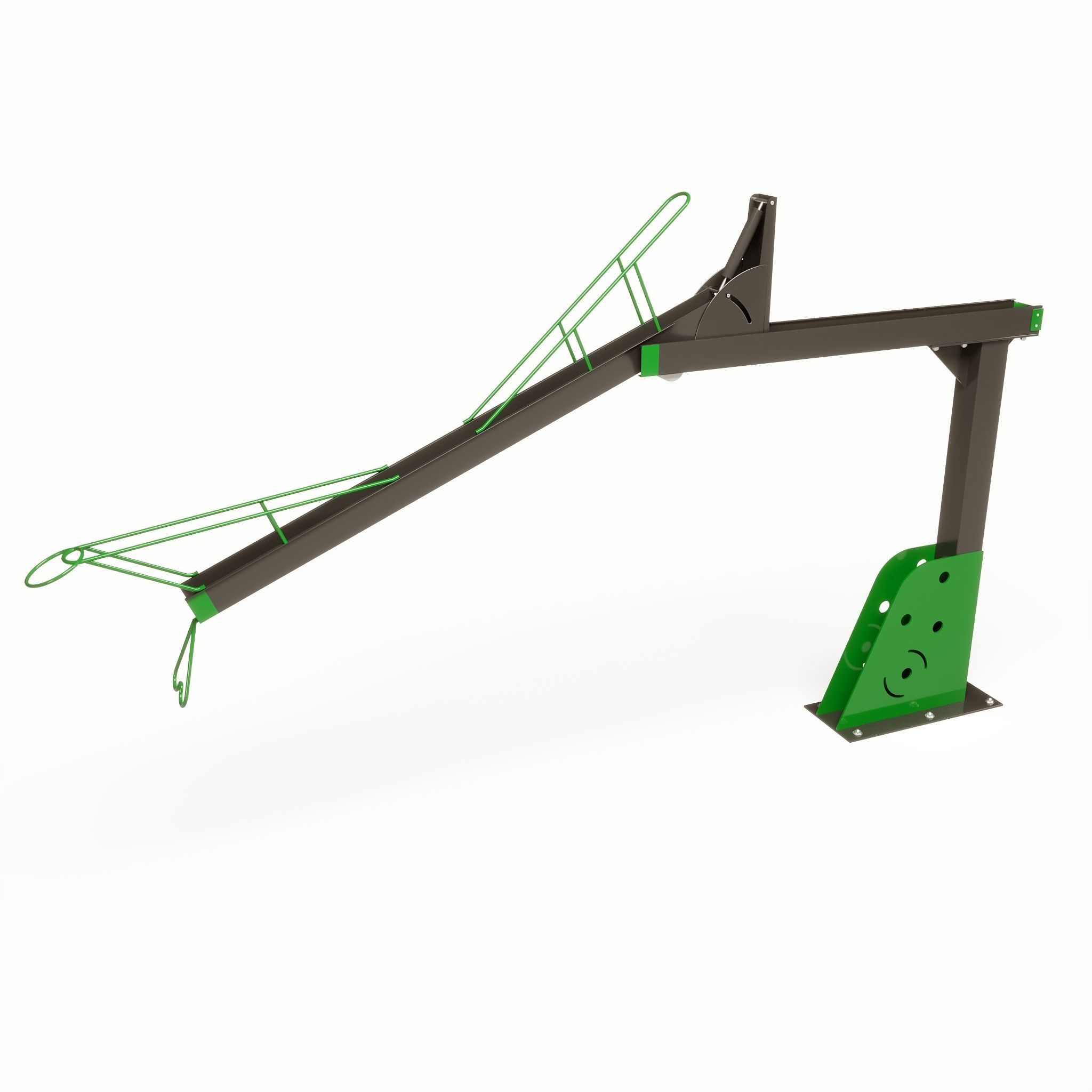 2 Layer Bicycle Rack 3D model_2