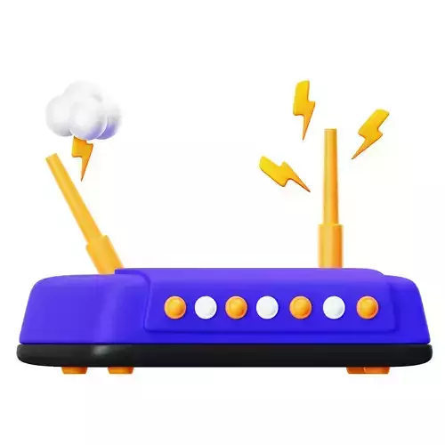 No Connection 3D Icon