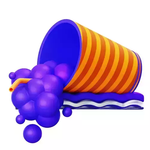 Something Went Wrong 3D Icon Low-poly 3D model