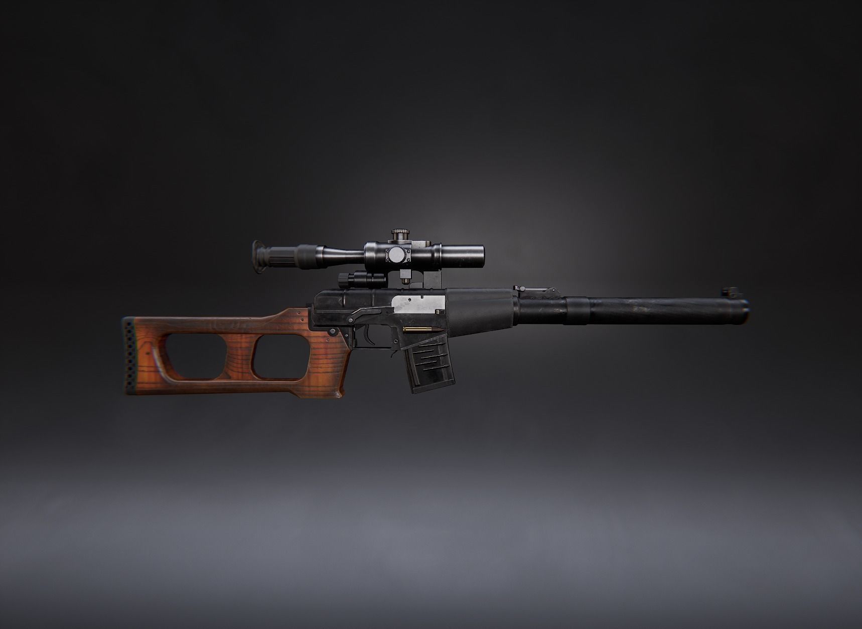 Modern AAA Mega all in one 30 weapons pack Game-Ready PBR Low-poly 3D model_135