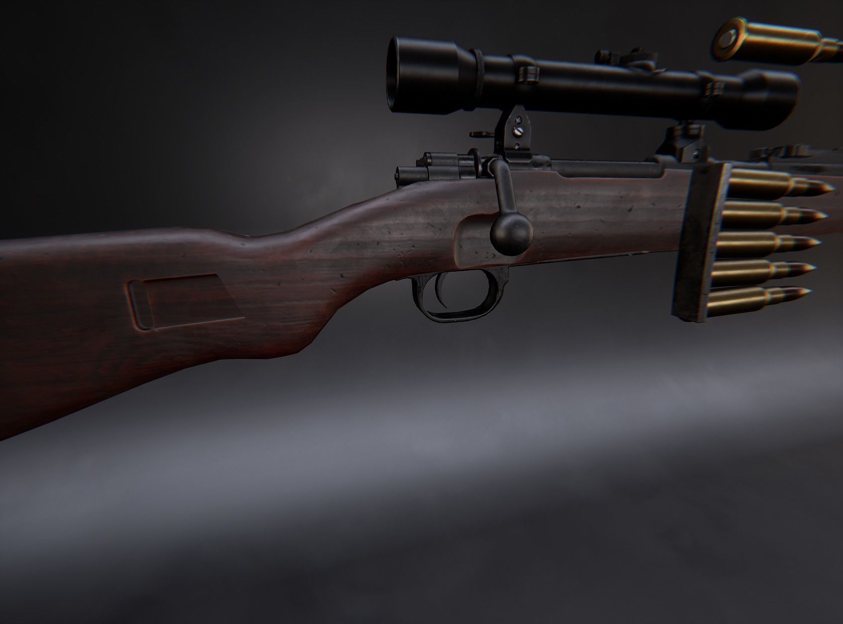 Modern AAA Mega all in one 30 weapons pack Game-Ready PBR Low-poly 3D model_92