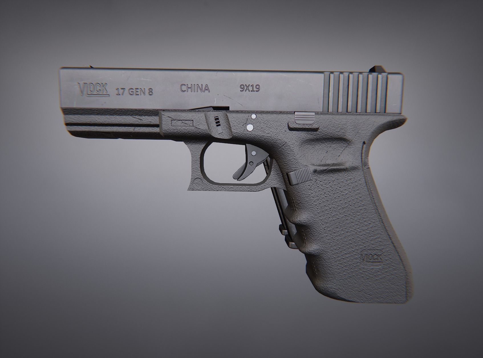 Modern AAA Mega all in one 30 weapons pack Game-Ready PBR Low-poly 3D model_90