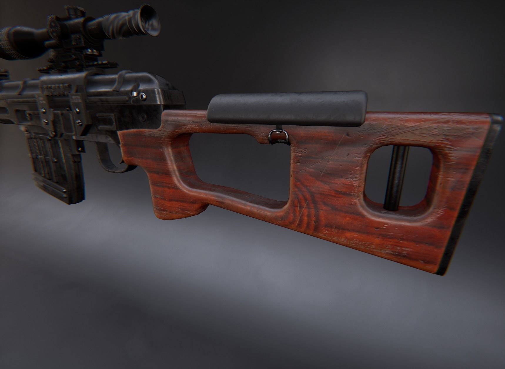 Modern AAA Mega all in one 30 weapons pack Game-Ready PBR Low-poly 3D model_86