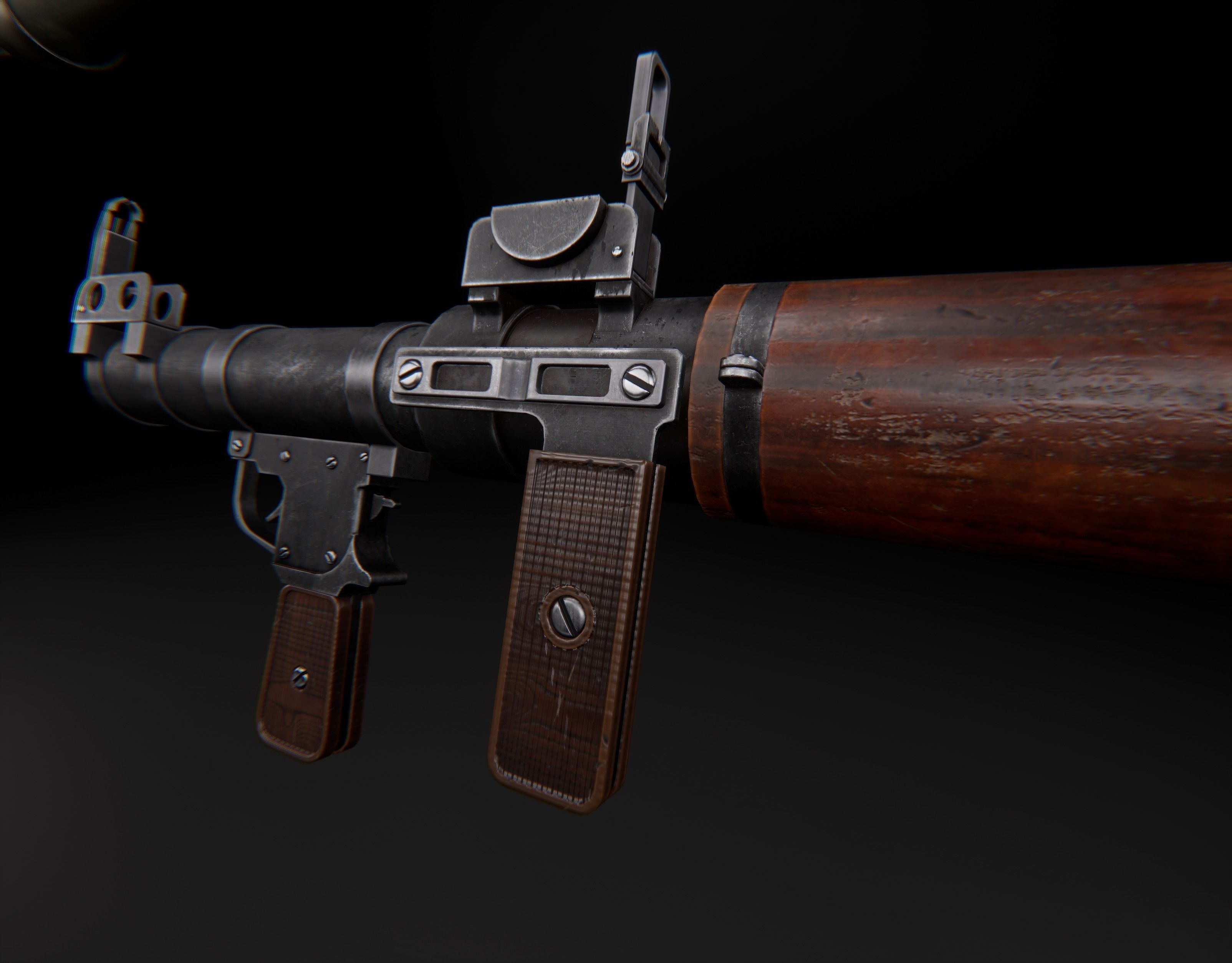 Modern AAA Mega all in one 30 weapons pack Game-Ready PBR Low-poly 3D model_50