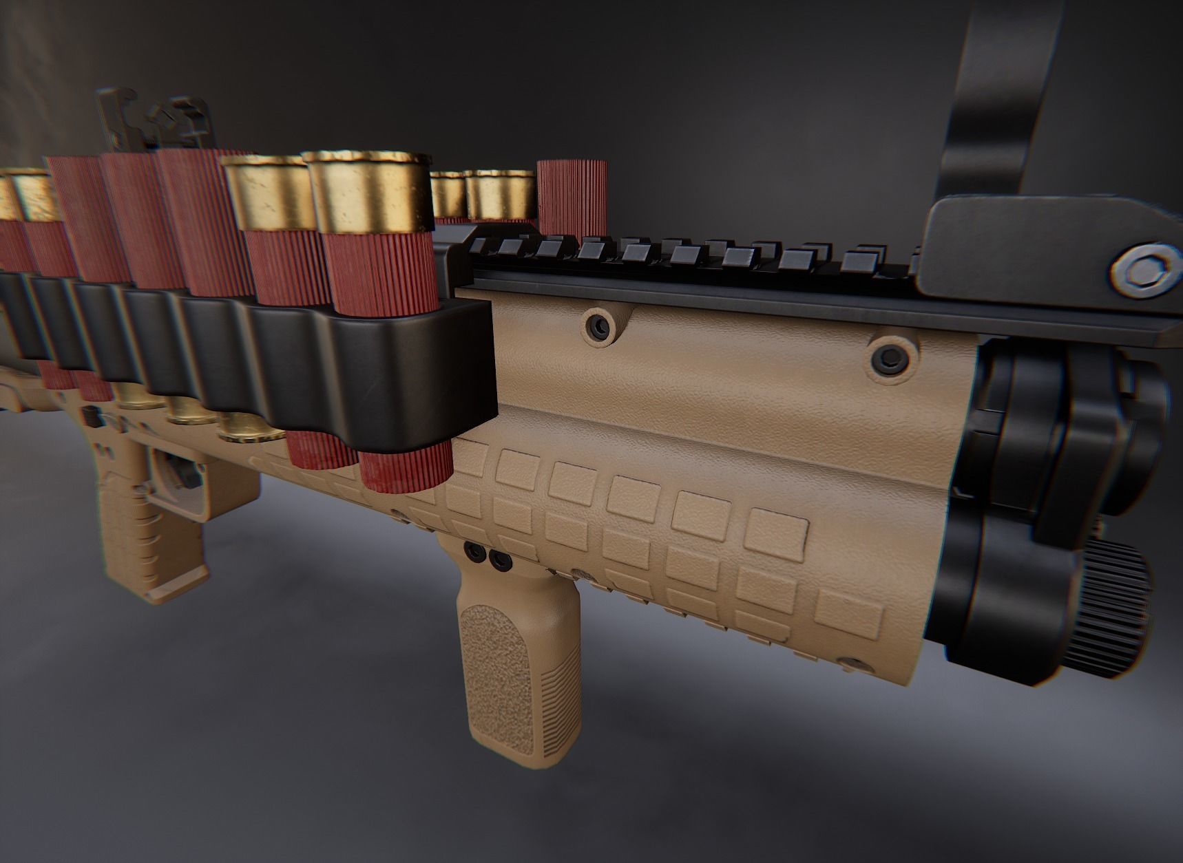 Modern AAA Mega all in one 30 weapons pack Game-Ready PBR Low-poly 3D model_102