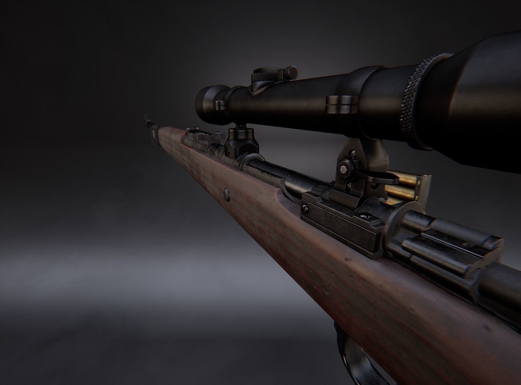 Modern AAA Mega all in one 30 weapons pack Game-Ready PBR Low-poly 3D model_97