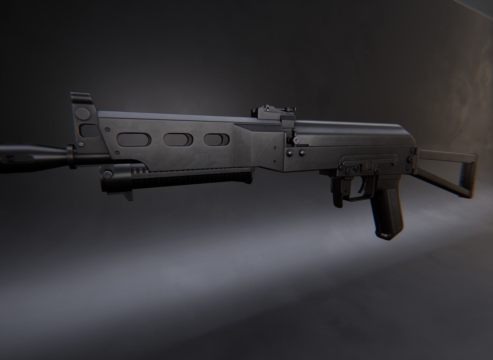 Modern AAA Mega all in one 30 weapons pack Game-Ready PBR Low-poly 3D model_80