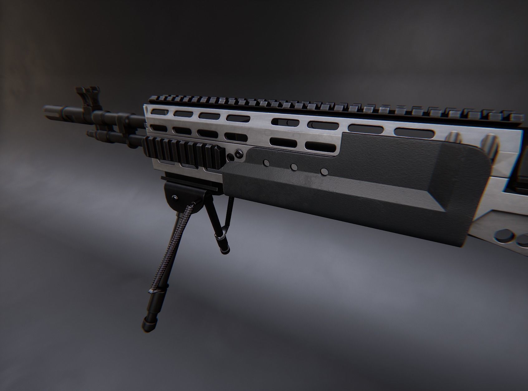 Modern AAA Mega all in one 30 weapons pack Game-Ready PBR Low-poly 3D model_127