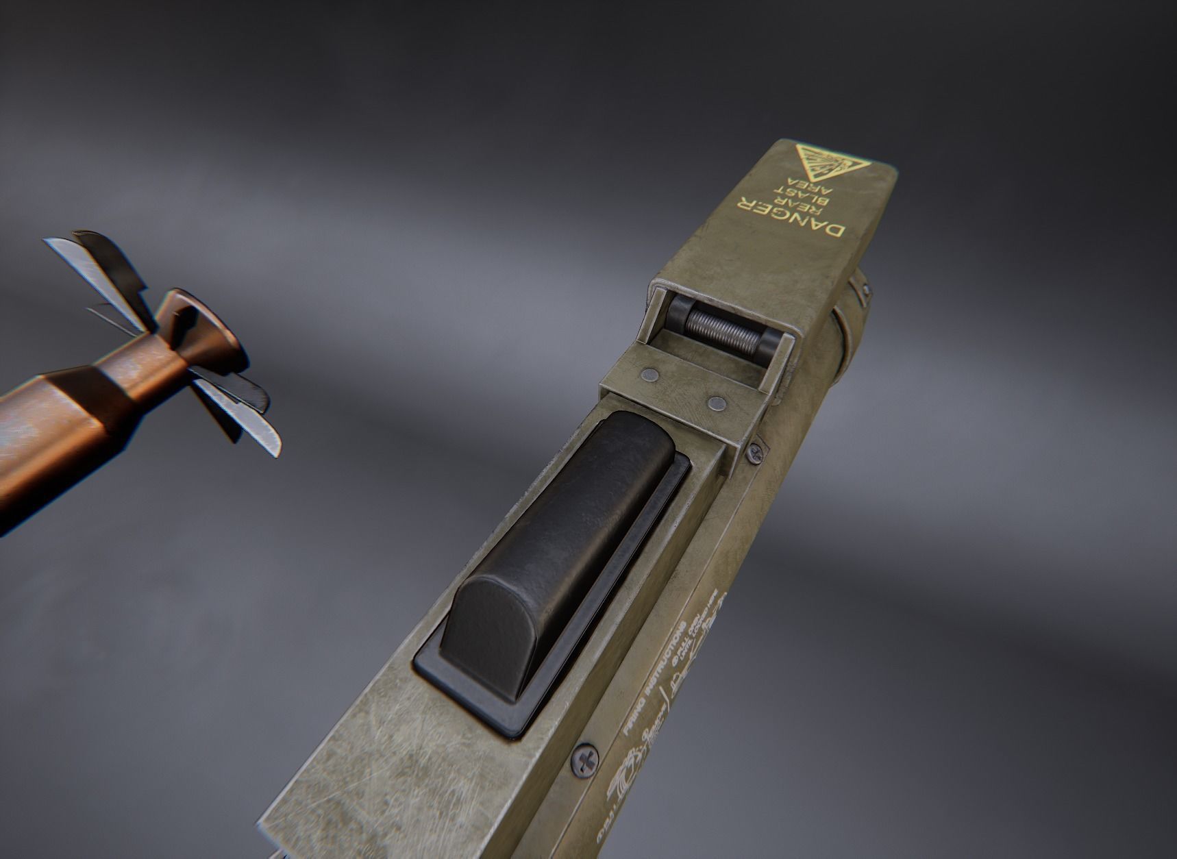 Modern AAA Mega all in one 30 weapons pack Game-Ready PBR Low-poly 3D model_117