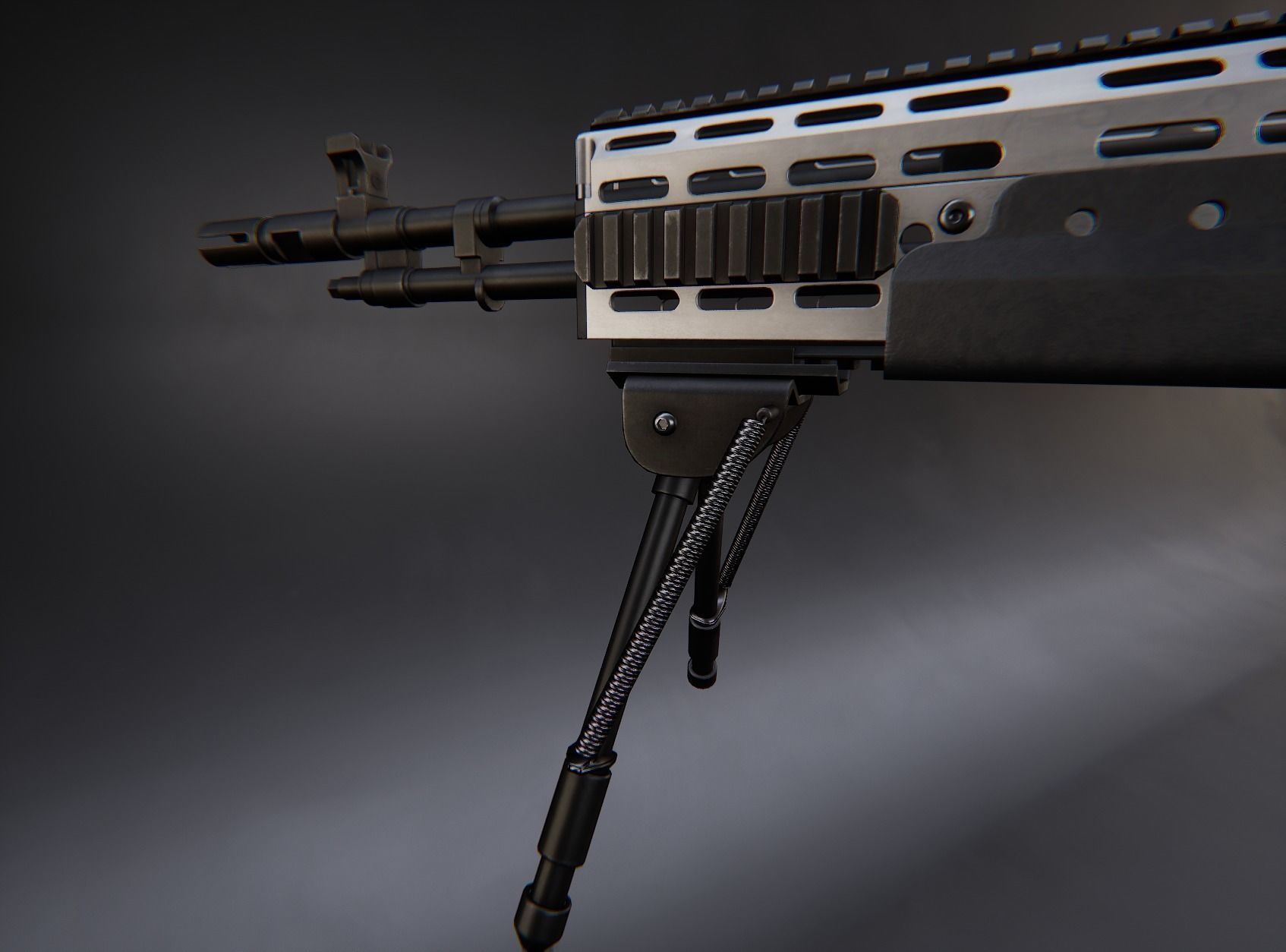 Modern AAA Mega all in one 30 weapons pack Game-Ready PBR Low-poly 3D model_130