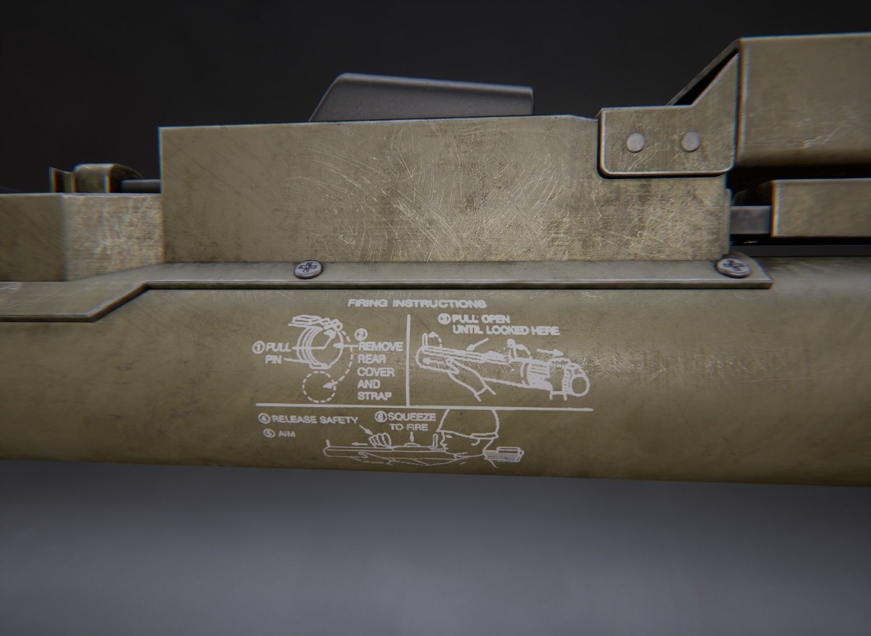 Modern AAA Mega all in one 30 weapons pack Game-Ready PBR Low-poly 3D model_114