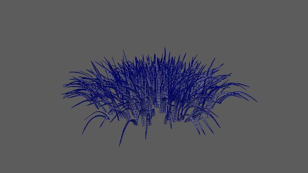 Grass Free low-poly 3D model_2