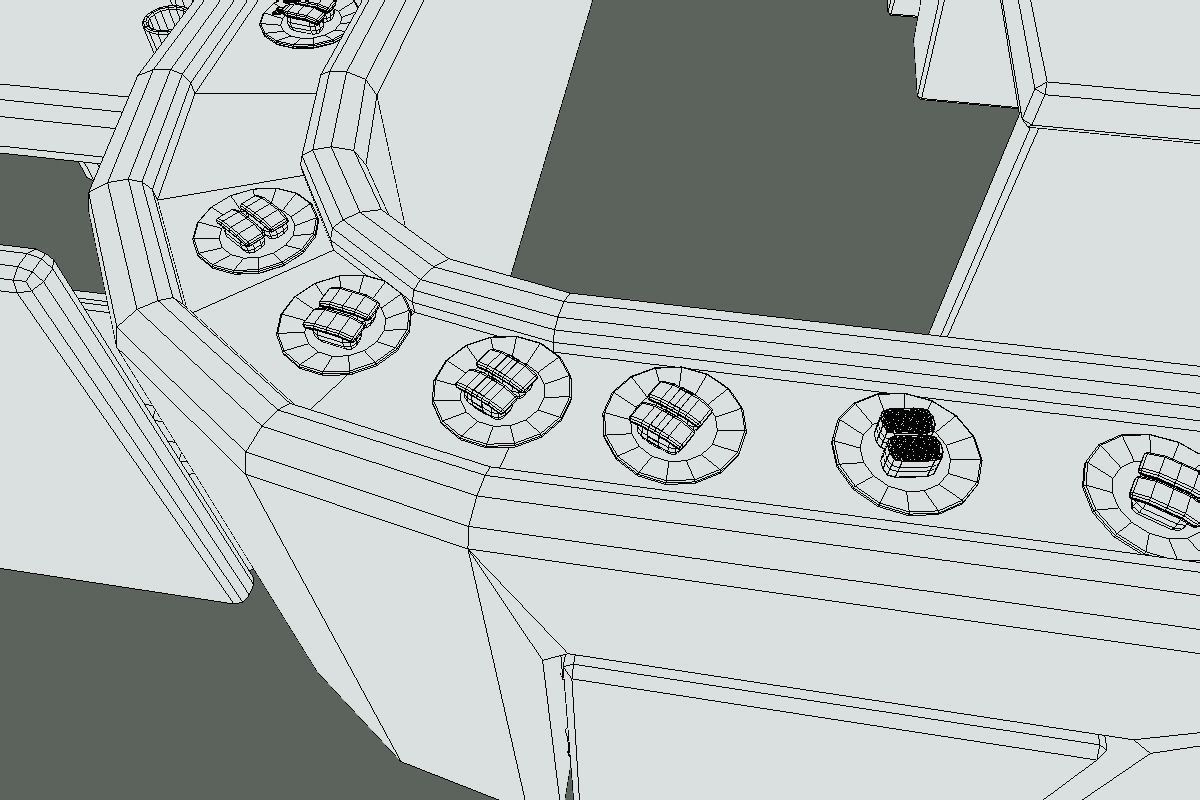 Cute Sushi Restaurant Set Low-poly 3D model_19