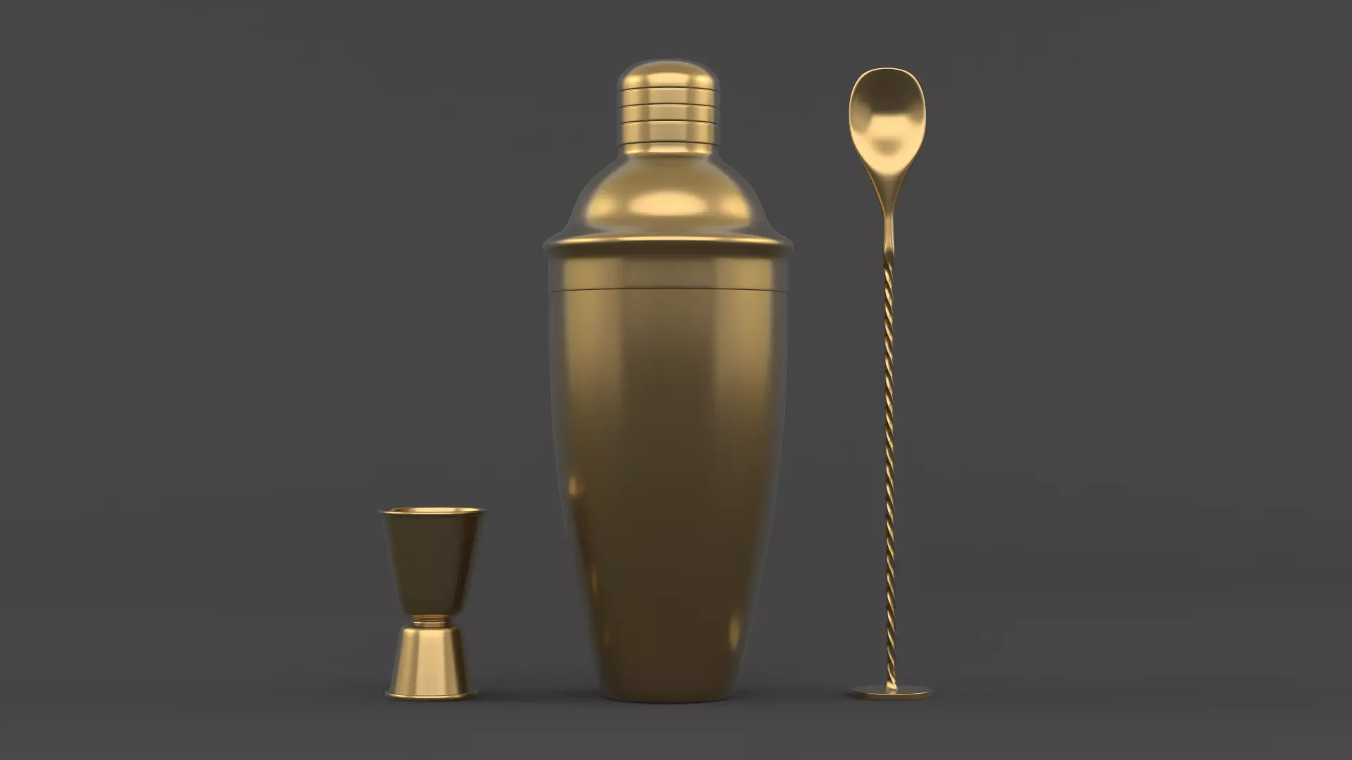 Cocktail Shaker 3D model_0