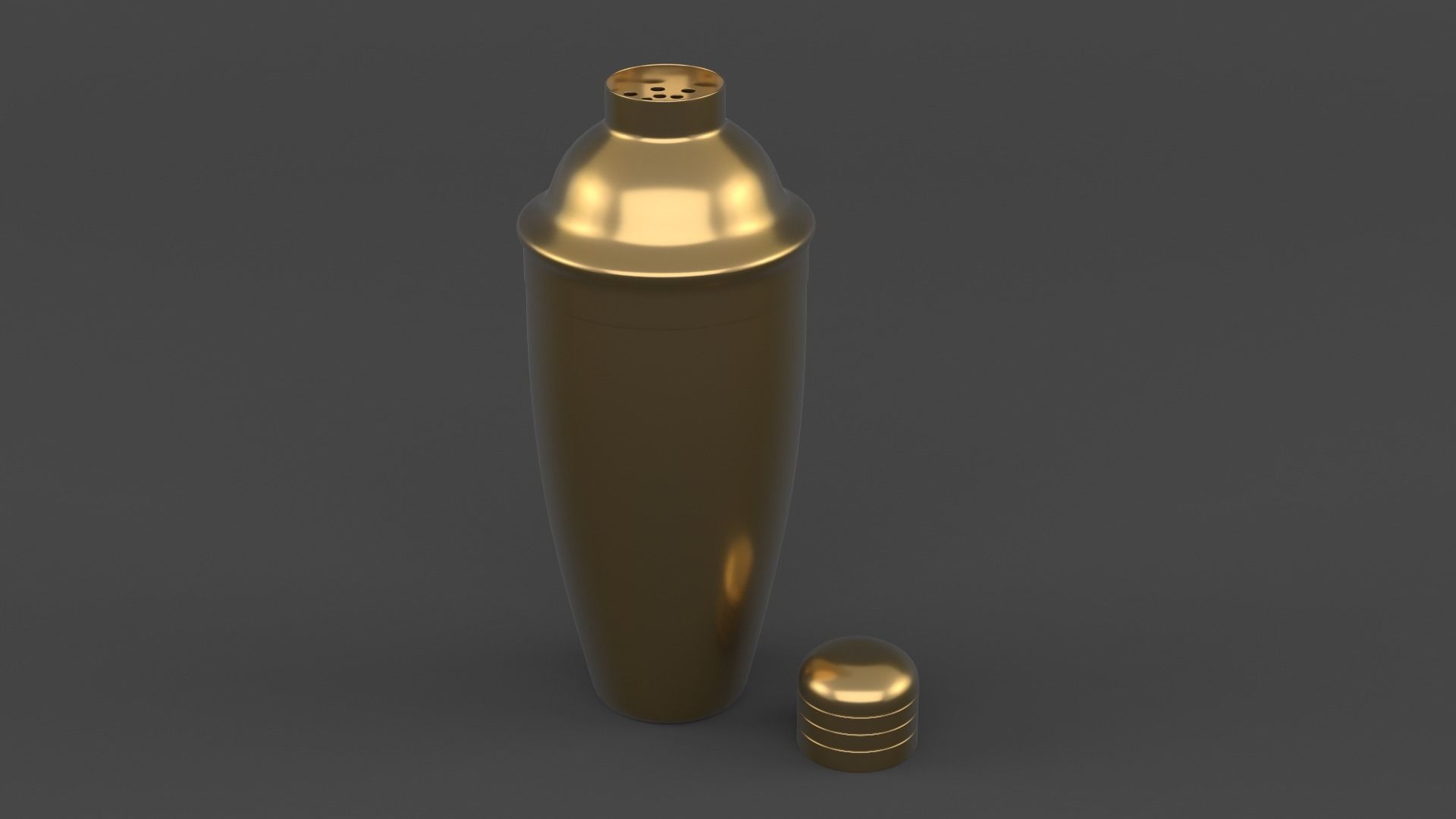 Cocktail Shaker 3D model_2