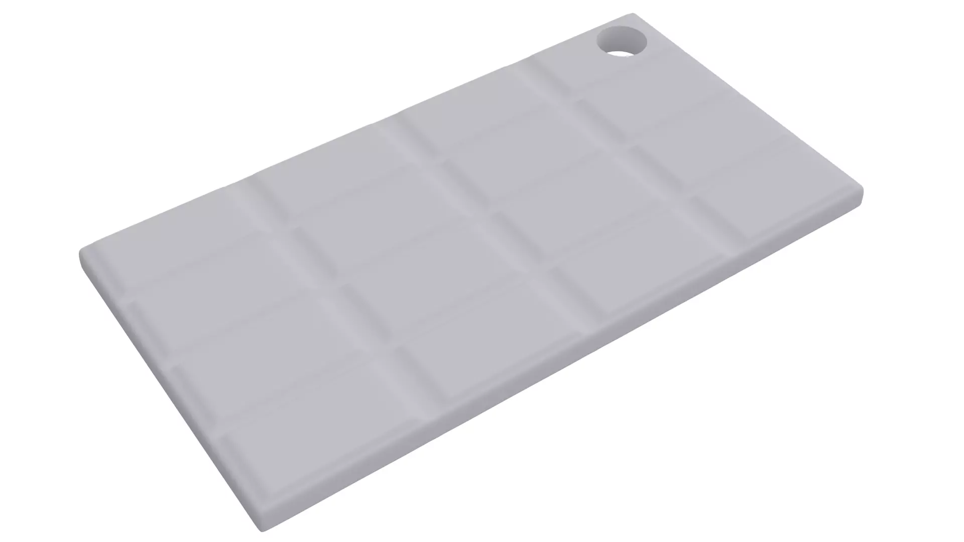 Chokolate bar keychain for 3d printing 3D print model_0