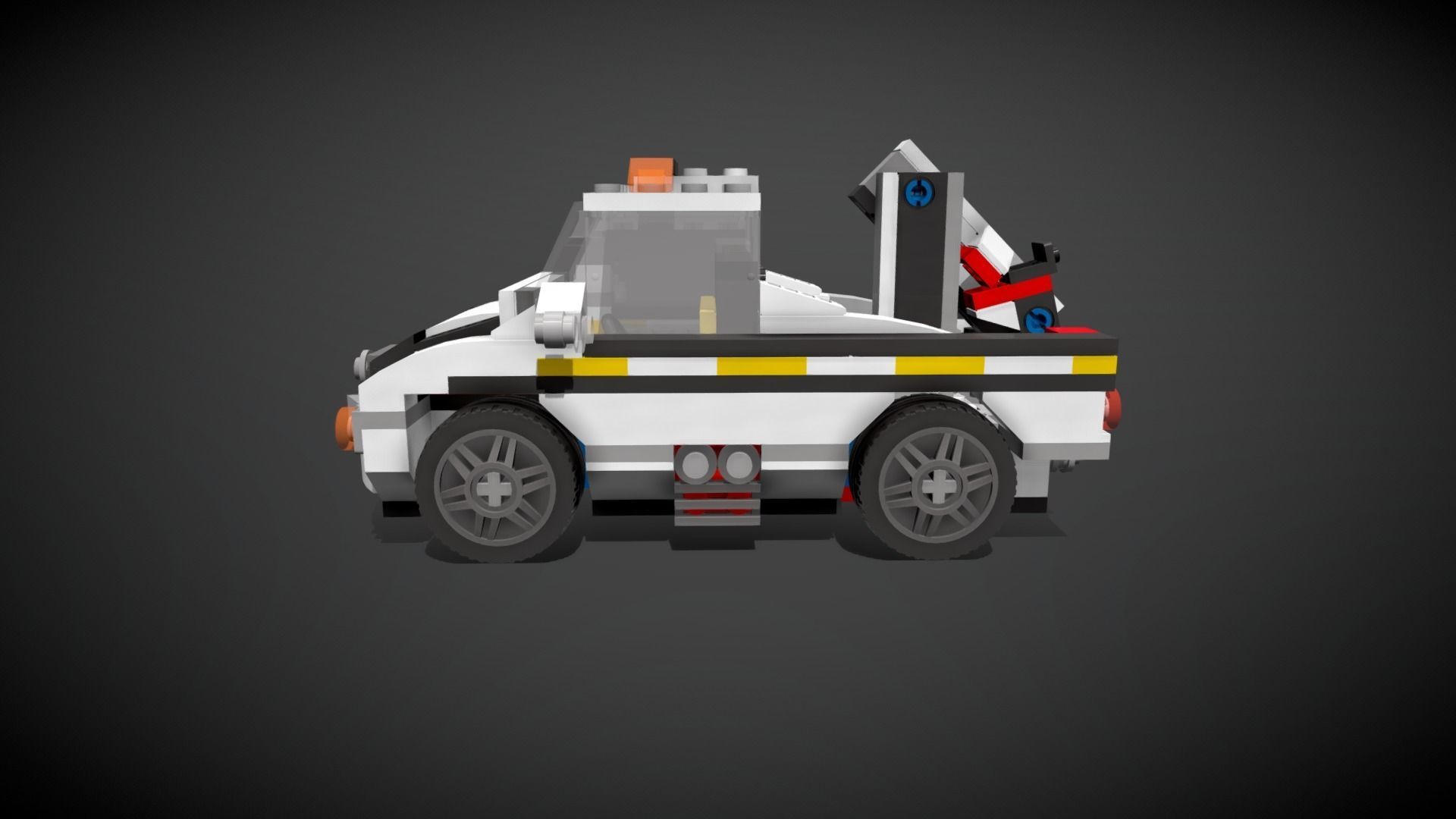 Lego Highway Speedster Truck 3D model_5