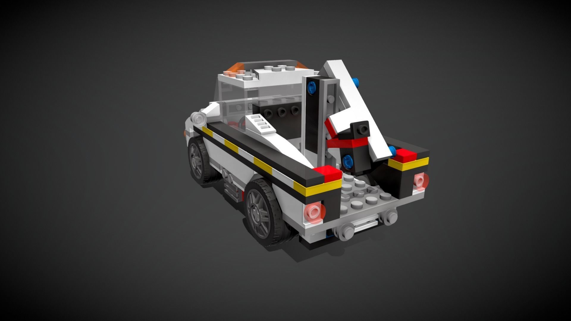Lego Highway Speedster Truck 3D model_8